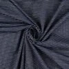 Jersey Baumwolle Streifen Blau Silberfarben